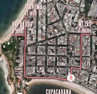 Studio Pé na Areia em Copacabana - 1