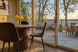 Waterfront house pool, hot tub, large yard, fire pit - 8