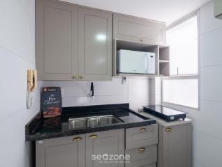 Apto. c/ vista cidade prox. à praia SCZ0503 - 2