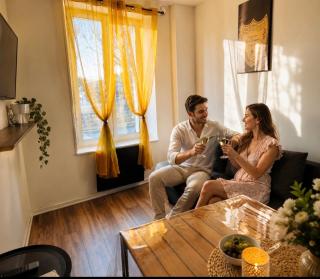 Fine bulle terrasse -5 min gare -centre ville -Parking -RDC - 8