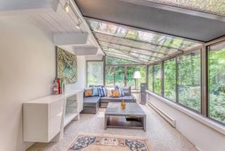 Modern Mid-Century Home with Solarium, Deck, and Jacuzzi - 1