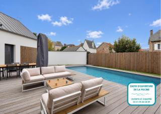 800m de la plage, maison neuve pour 10, piscine - 5