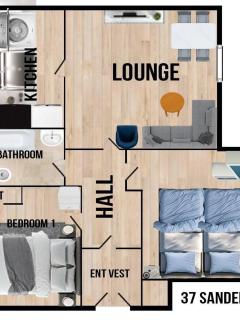 Sanderson Apartment by Klass Living Uddingston - 3