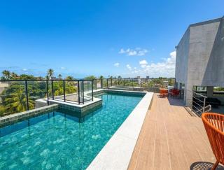 Flat Amplo no Centro de Porto de Galinhas – Quarto e Sala, Tudo a Pé - 9