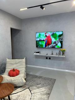 Silver studio with ambient light, airy - 4