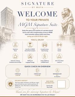 Luxury MGM Signature Suites - Strip & Mountain Views - NO Resort Fee - 2