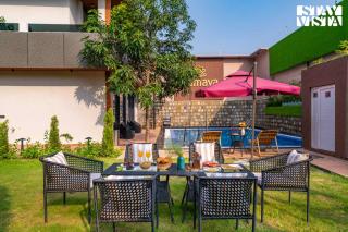 StayVista at Namaya Retreat with Pool & BBQ - 4
