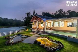 StayVista at Kailaasa with Bonfire, Plunge Pool - Riverfront - 9