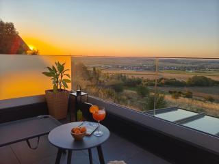 Morgenrot Panorama-Apartment 2 - Terrasse und Balkon - Gnotzheim - 4
