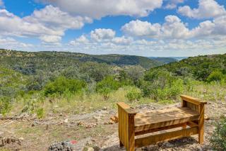 Fire Pit, Views: Peaceful Texas Hill Country Cabin - 8