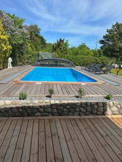 Hyggeligt sommerhus med Pool og Sauna - 0