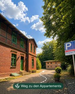 Appartements am historischen Bahnhof in Fehrbellin Check in mit Schlüsselbox - 2
