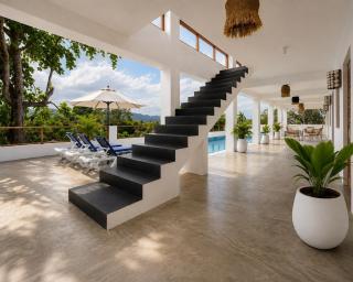 Casa flor - 16 pax, vista al mar, 2 min de la playa - 8