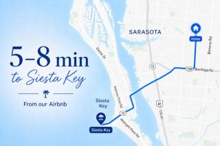 1BR Studio best location, Siesta key, 8mins, 2 People - 9