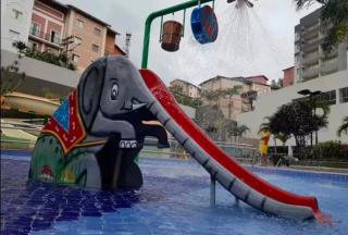 Flat veredas 300 metros HOT PARK Com ar na sala - 1