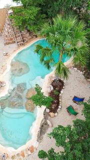 Jungle ranch Casita with Cenote style pool and AC - 0