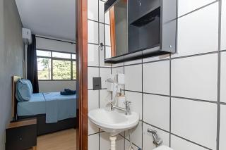 Studio bem localizado com vista livre e a/c - 1