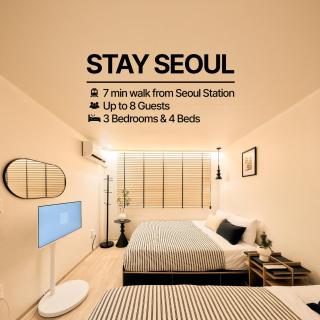 STAYSEOUL 7 min to Seoul Station 3BR4B 2-8Guests - 0