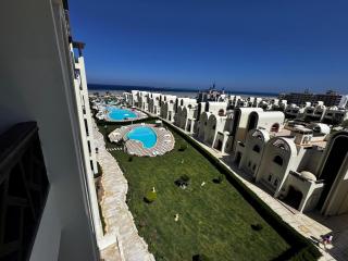 Joyful and unique sea view 5 star hotel apartment not for Egyptian - 0