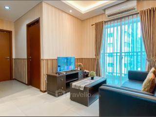 Thamrin residence center jakarta pusat 1 bedroom quality furniture high floor with balcony scbd tanan abang - 9