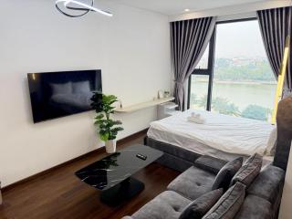 Hommit Masteri Tòa A - Studio view hồ - 6