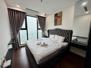 Hommit Masteri Tòa B - Căn hộ 1 phòng ngủ view hồ, máy chiếu - 1