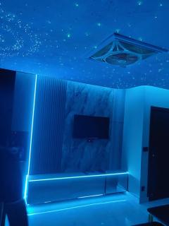 Neon Blue Suites - 5