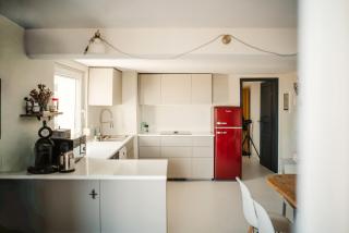 Helles Apartment mit Seeblick und großer Terrasse - 1 Schlafzimmer - 1