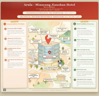 Arula Hotel Mianyang Panda Zoo-绵阳见山檀程酒店 - 9