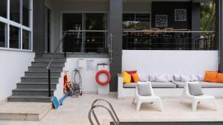 Villa Tree Samui Tropical Greenish Balcony Garden View Quiet Relaxing Living - Ko Samui - 7