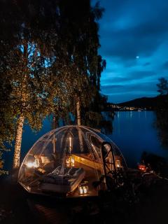 Specatular glass-igloo by the water! - 3