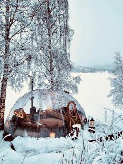 Specatular glass-igloo by the water! - 4