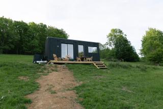 Courneillac - Parcel Tiny House - Tiny house vue Pyrénées entourée par les chèvres MAE-5233 - Plagne - 2