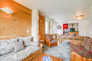 Résidence Le Bec Rouge - Appartement de charme 3 pièces 8 personnes à Tignes au pied des pistes et proche des commerces dans le quartier du Lac. Vue impr MAE-1681 - Tignes - 0