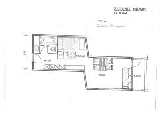 Résidence Miravidi - Studio 4 personnes, proche des pistes et des commerces, au cœur du village du Charvet à Arc 1800 MAE-1956 - 1