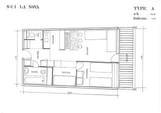 Résidence Nova - Appartement 2 pièces 6 personnes proche des pistes, des commerces, de la garderie et de l'ESF au centre de la station d’Arc 1800 MAE-2036 - 6