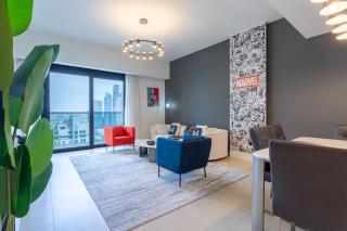Vacationer Holiday Homes l Marvel Super Hero Themed 3 Bedroom l Dubai Fountain Views in Downtown - 4