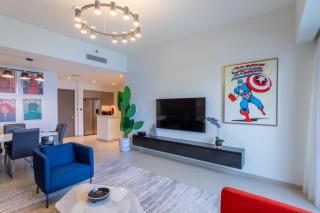 Vacationer Holiday Homes l Marvel Super Hero Themed 3 Bedroom l Dubai Fountain Views in Downtown - 2