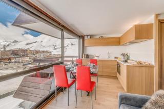 Résidence Palafour - Studio cabine 4 personnes pieds des pistes - balcon vue Grande Sassière MAE-3629 - 1