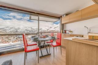 Résidence Palafour - Studio cabine 4 personnes pieds des pistes - balcon vue Grande Sassière MAE-3629 - Tignes - 3