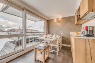 Résidence Palafour - Elégant studio 4 - rénové - confortable - balcon - vue Grande Sassière MAE-3690 - 4
