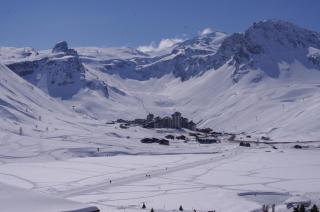 Résidence Palafour - 1 séjour canapé lit, 1 cabine lit superposés - balcon vue lac MAE-3762 - Tignes - 2