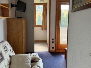Résidence Onyx - Studio fonctionnel · Accès direct aux pistes ·Vue pistes · Balcon MAE-3777 - 0