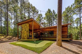 Hot Tub, Fire Pit, Forest Views! Broken Bow Cabin - 0