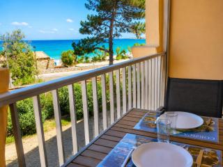 Studio standing classé meublé de tourisme avec terrasse vue mer " les pieds dans l'eau " à Algajola - 7