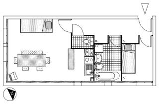 Résidence Trolle-soldanelle - Appartement 2 pièces - 4 personnes MAE-7811 - 1