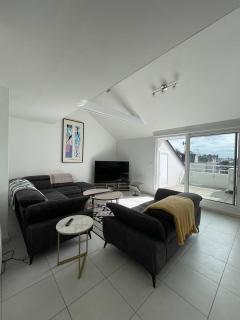 Résidence Le Rocher - Appartement duplex avec vue sur les toits du val andré MAE-5384 - 9
