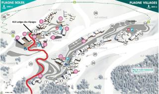 Résidence Lodges Des Alpages - 3 Pièces 6 pers - LES LODGES DES ALPAGES - 413LDGA - PLAGNE SOLEIL MAE-4284 - 2