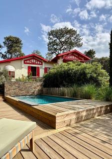 Résidence 157-soulac Sur Mer - 157 - Maison de Charme de Style Basque avec Piscine Privée MAE-7391 - 0