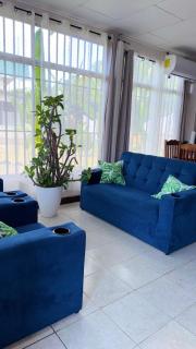 Blue House with Pool and Air-Conditioning - 4
